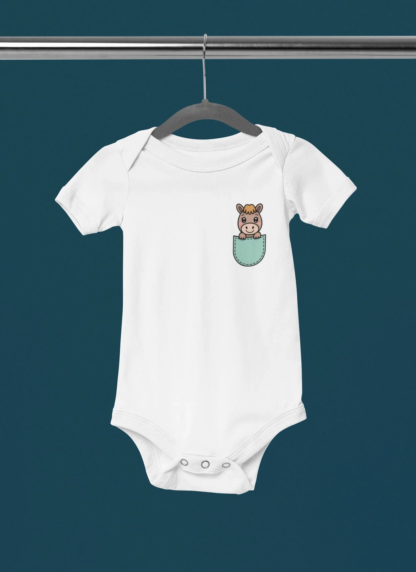 Pocketful of Farm Friends Baby Onesies - kustomizables
