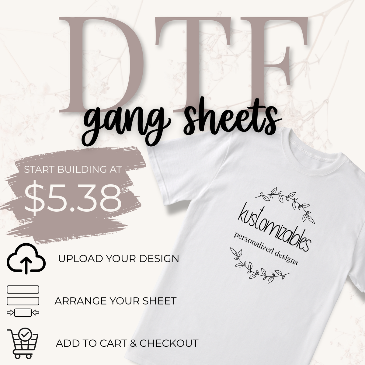 DTF Print - Gang Sheet Builder
