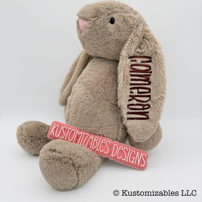 Personalized Easter Bunnies | Embroidered