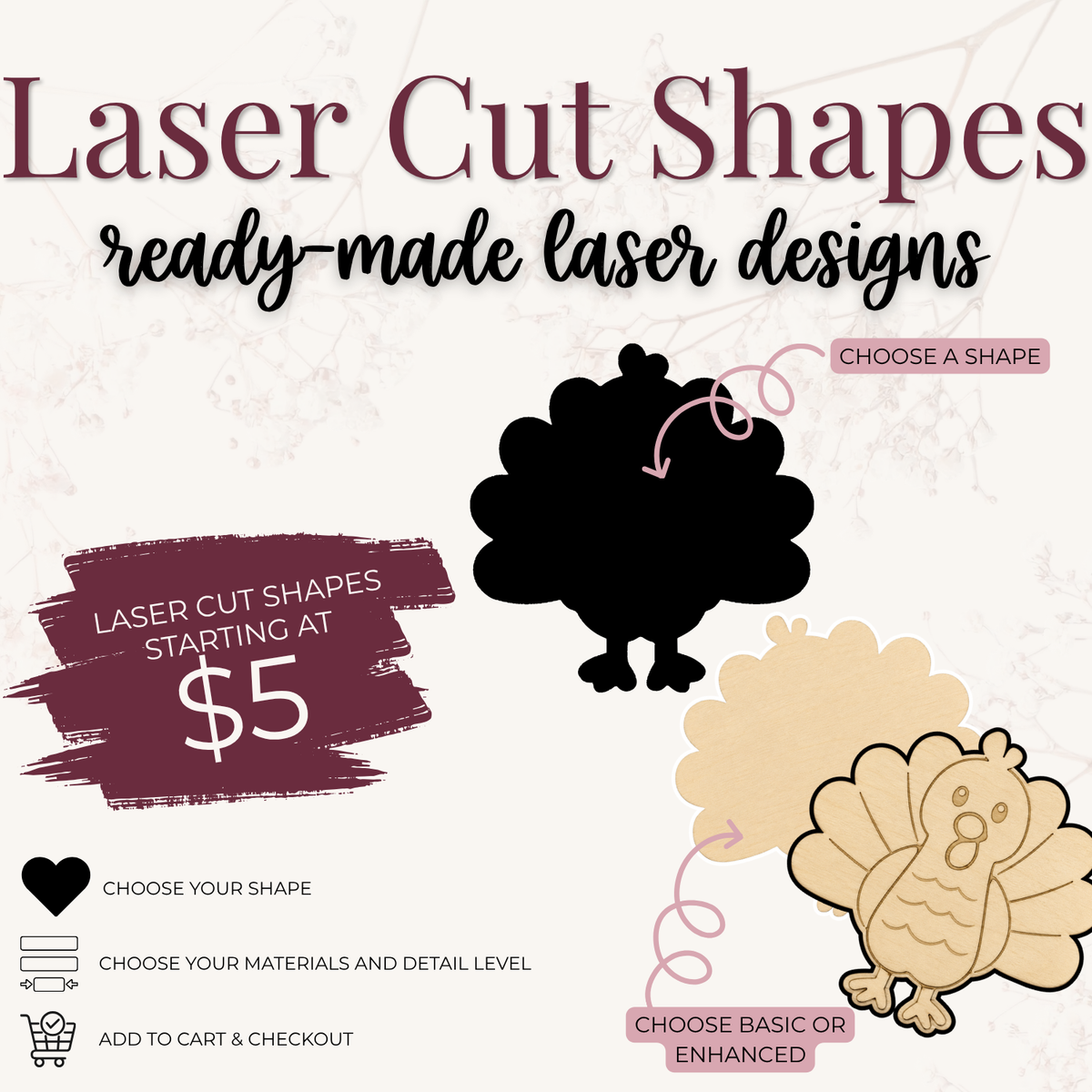 Laser Cut Shapes