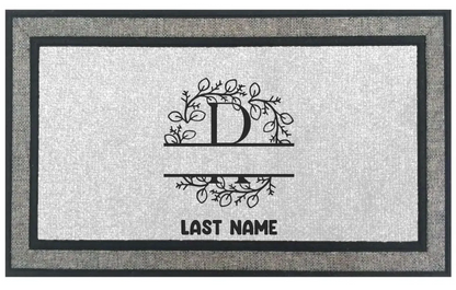 Monogram Doormat 30x18 - kustomizables