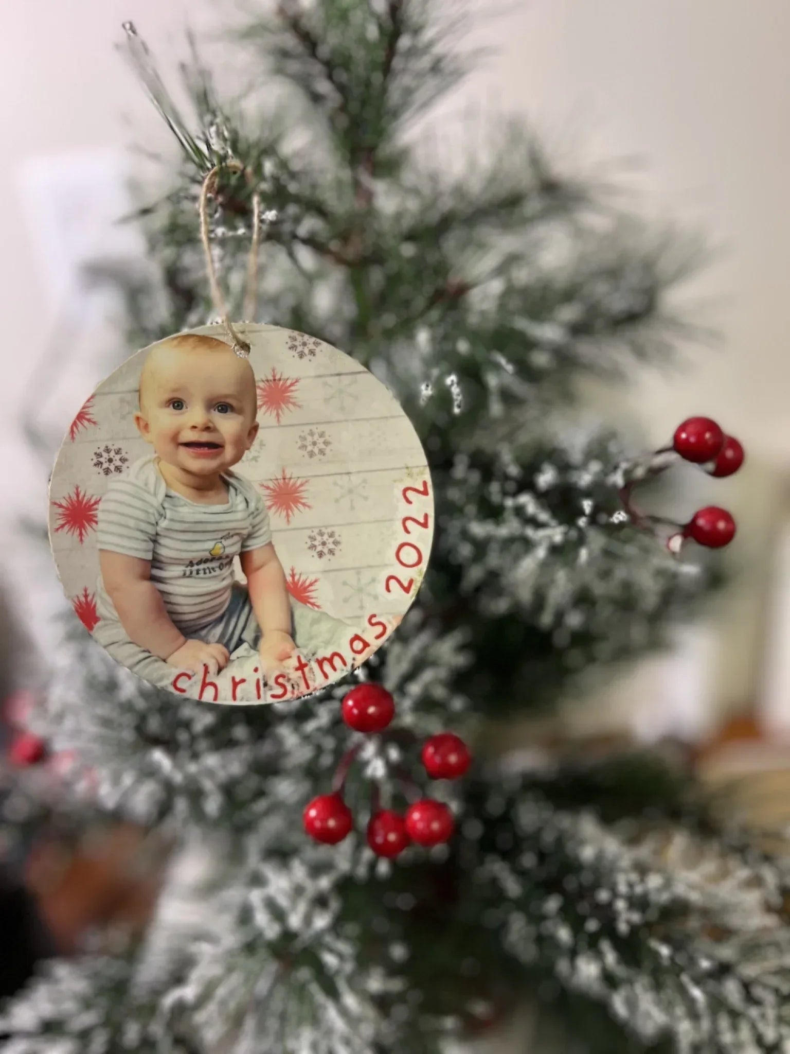 Personalized Photo Ornament - kustomizables