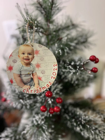 Personalized Photo Ornament - kustomizables
