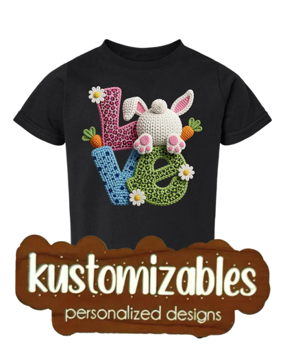 Easter Toddler Tee - DTF - kustomizables