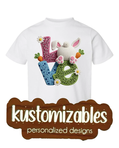 Easter Toddler Tee - DTF - kustomizables