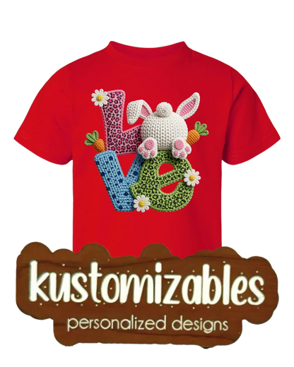 Easter Toddler Tee - DTF - kustomizables