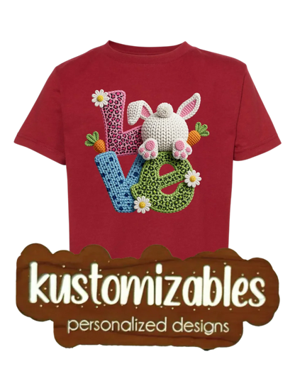 Easter Toddler Tee - DTF - kustomizables