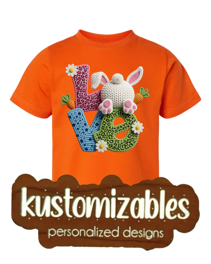 Easter Toddler Tee - DTF - kustomizables