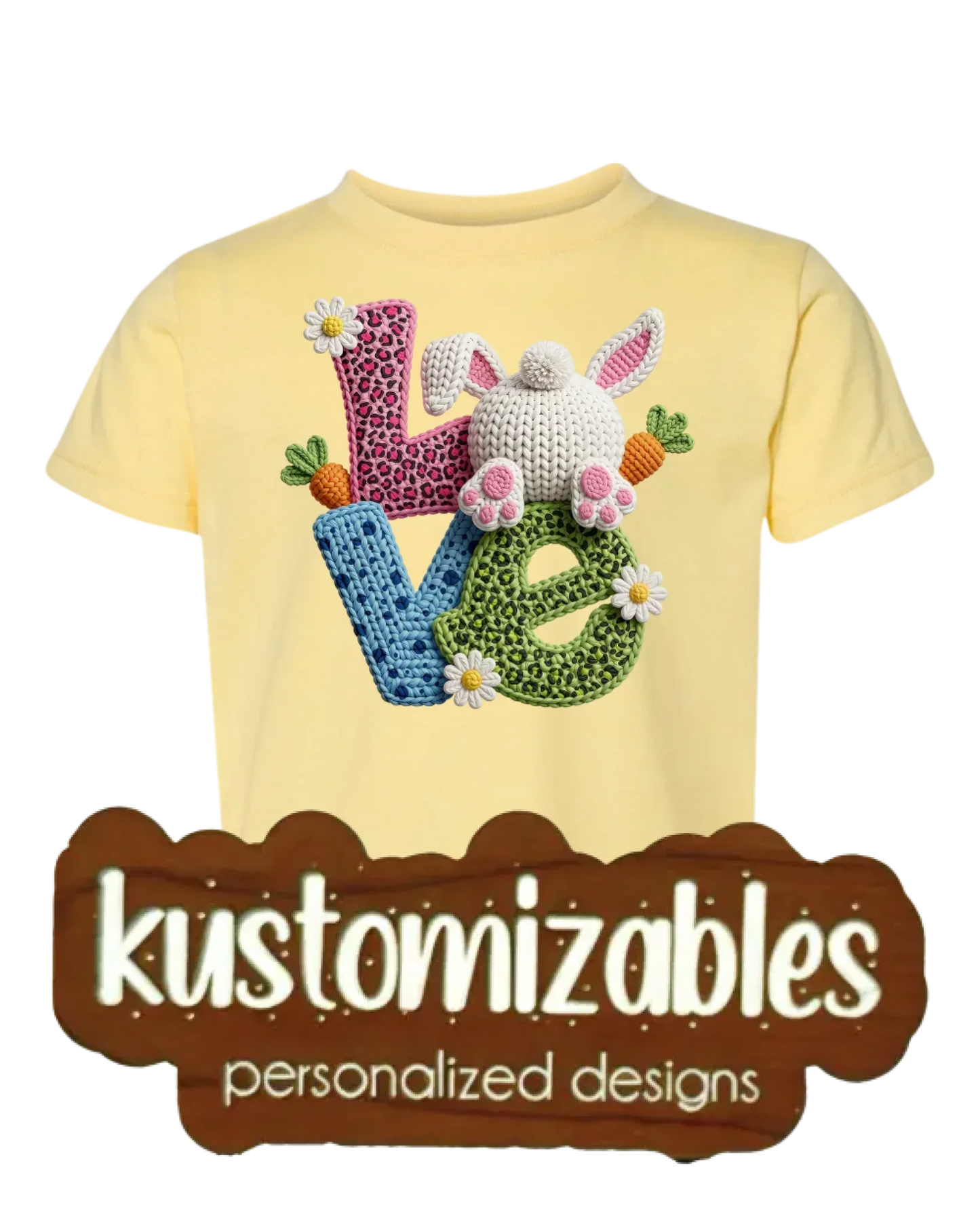 Easter Toddler Tee - DTF - kustomizables