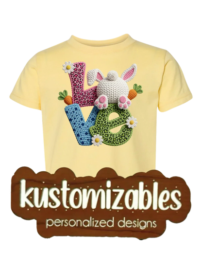 Easter Toddler Tee - DTF - kustomizables
