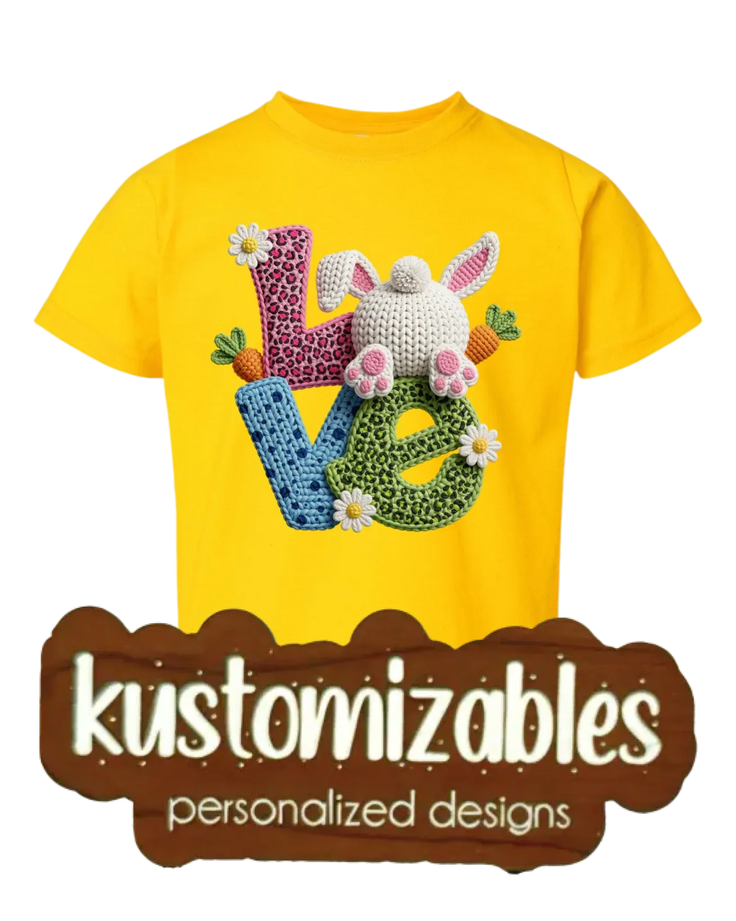 Easter Toddler Tee - DTF - kustomizables