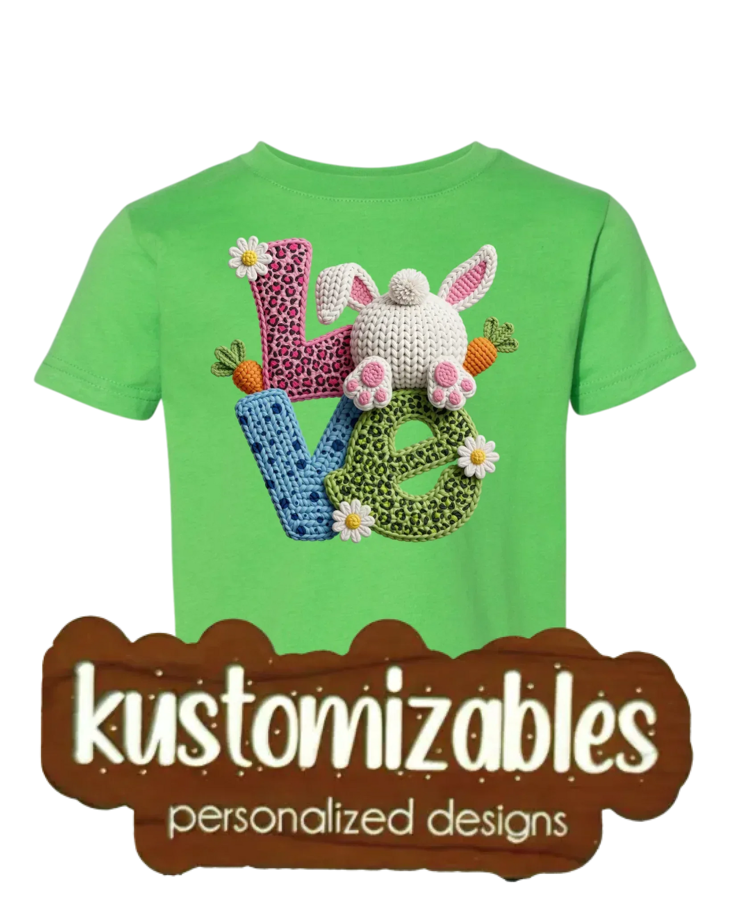 Easter Toddler Tee - DTF - kustomizables