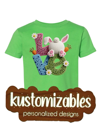 Easter Toddler Tee - DTF - kustomizables