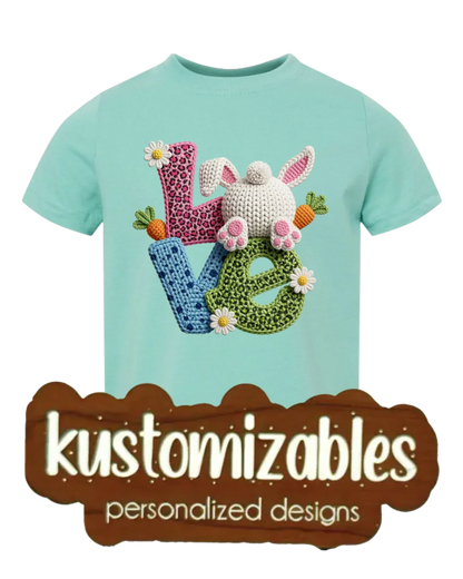 Easter Toddler Tee - DTF - kustomizables