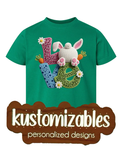 Easter Toddler Tee - DTF - kustomizables