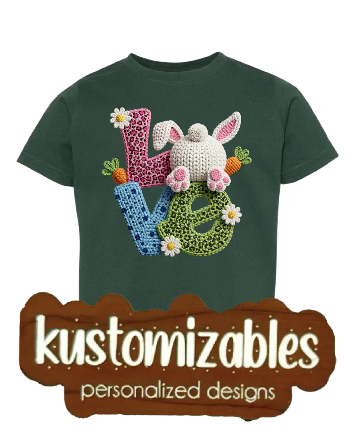 Easter Toddler Tee - DTF - kustomizables