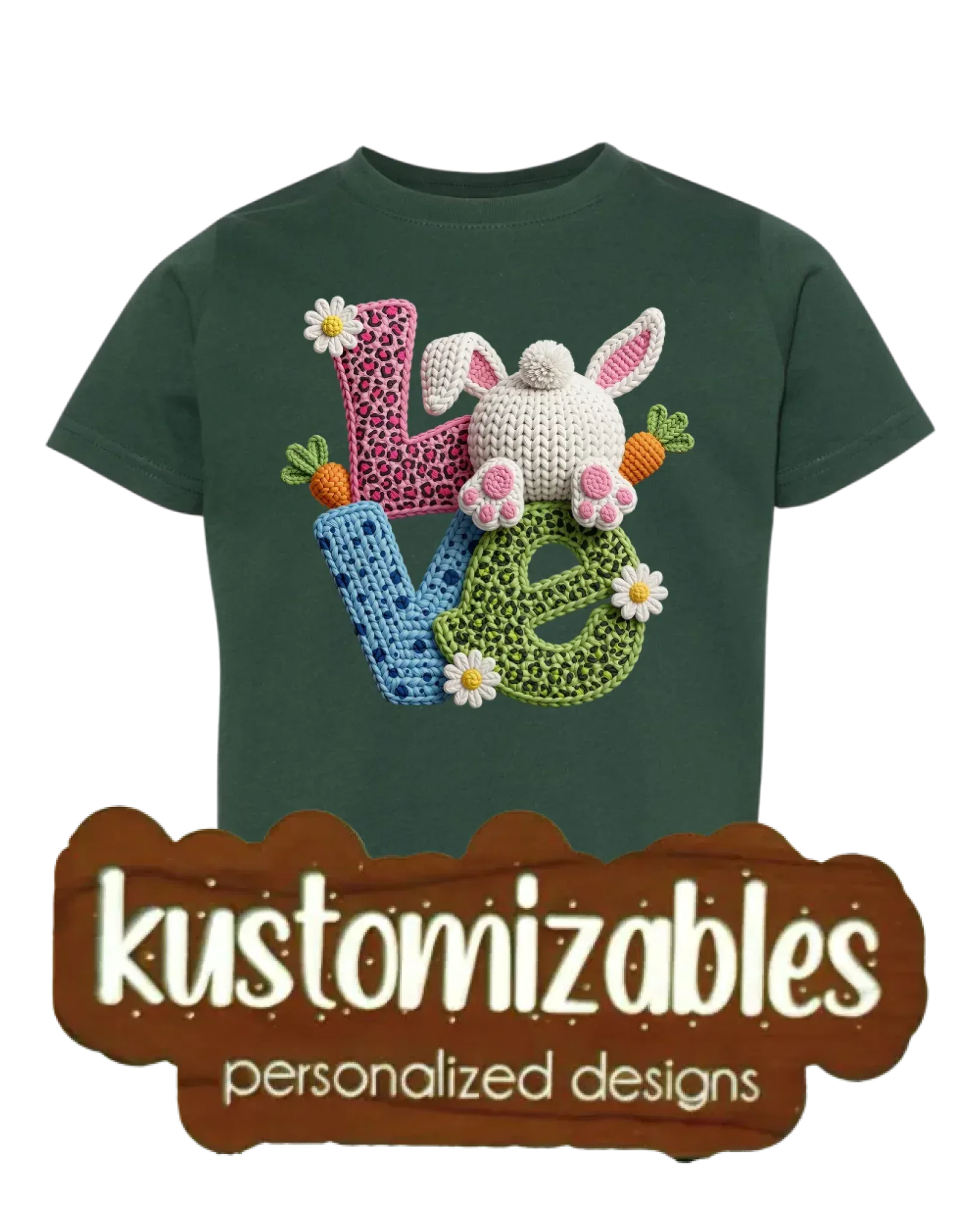 Easter Toddler Tee - DTF - kustomizables