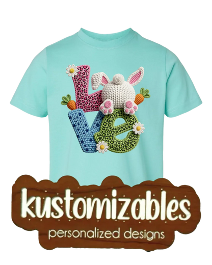 Easter Toddler Tee - DTF - kustomizables