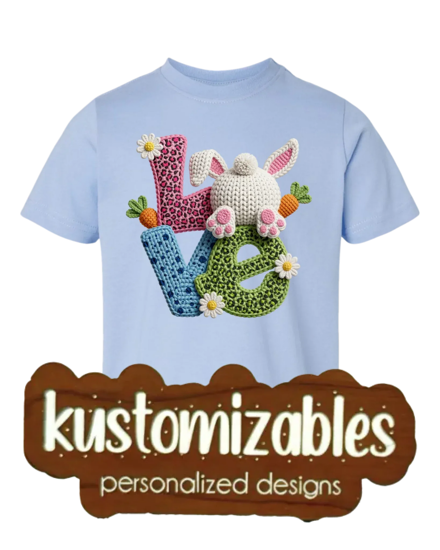 Easter Toddler Tee - DTF - kustomizables