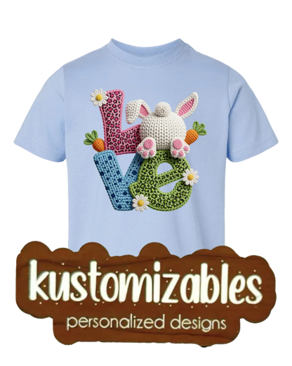 Easter Toddler Tee - DTF - kustomizables