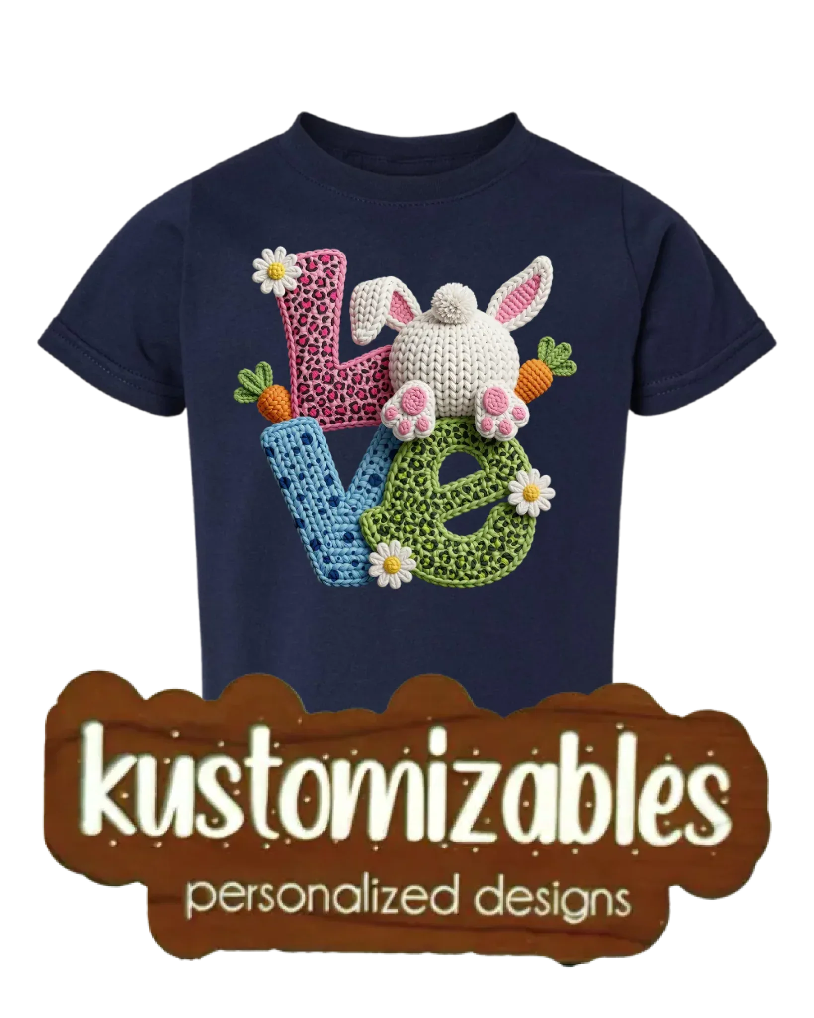 Easter Toddler Tee - DTF - kustomizables