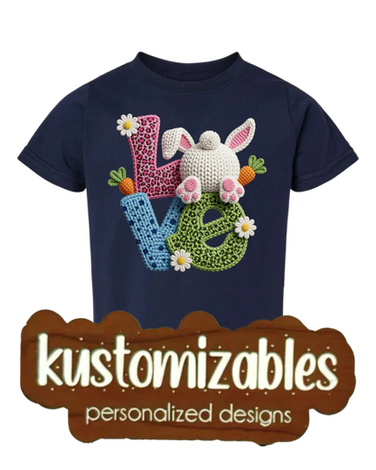 Easter Toddler Tee - DTF - kustomizables