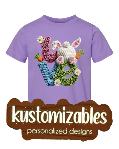Easter Toddler Tee - DTF - kustomizables
