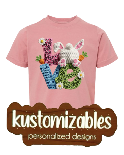 Easter Toddler Tee - DTF - kustomizables