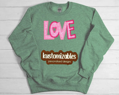 Love ZigZag Stitch - Embroidered - kustomizables