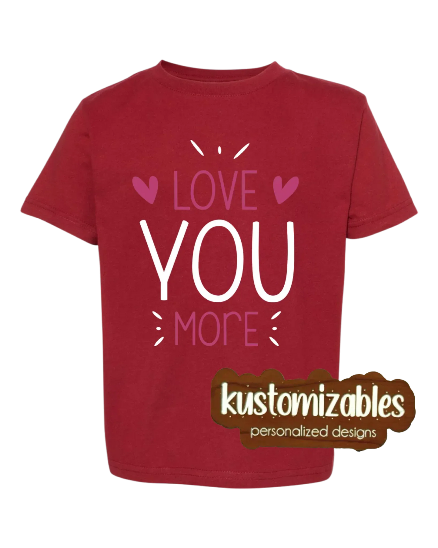 Valentine Toddler Tee - DTF - kustomizables