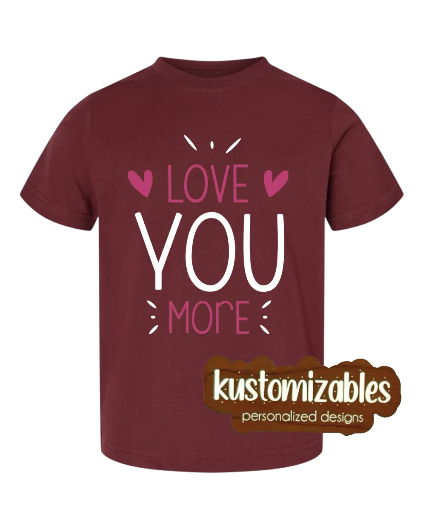 Valentine Toddler Tee - DTF - kustomizables