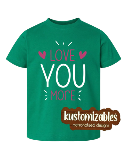 Valentine Toddler Tee - DTF - kustomizables