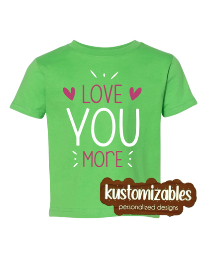 Valentine Toddler Tee - DTF - kustomizables