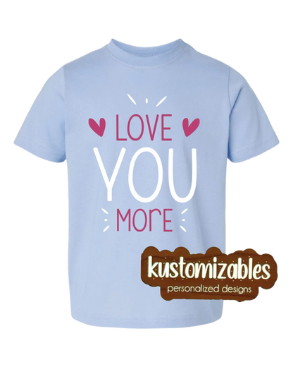 Valentine Toddler Tee - DTF - kustomizables