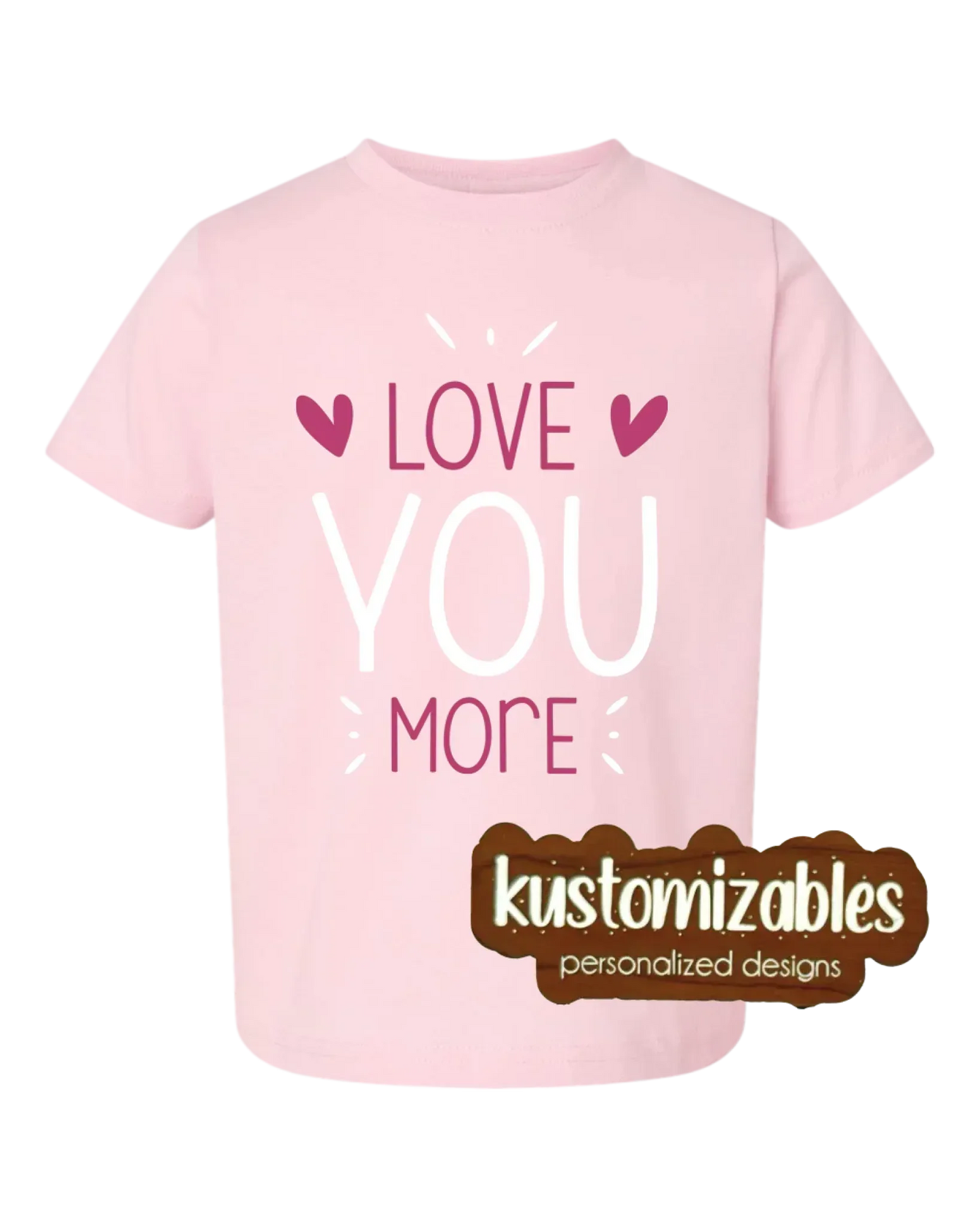 Valentine Toddler Tee - DTF - kustomizables