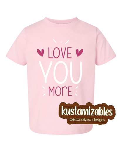 Valentine Toddler Tee - DTF - kustomizables