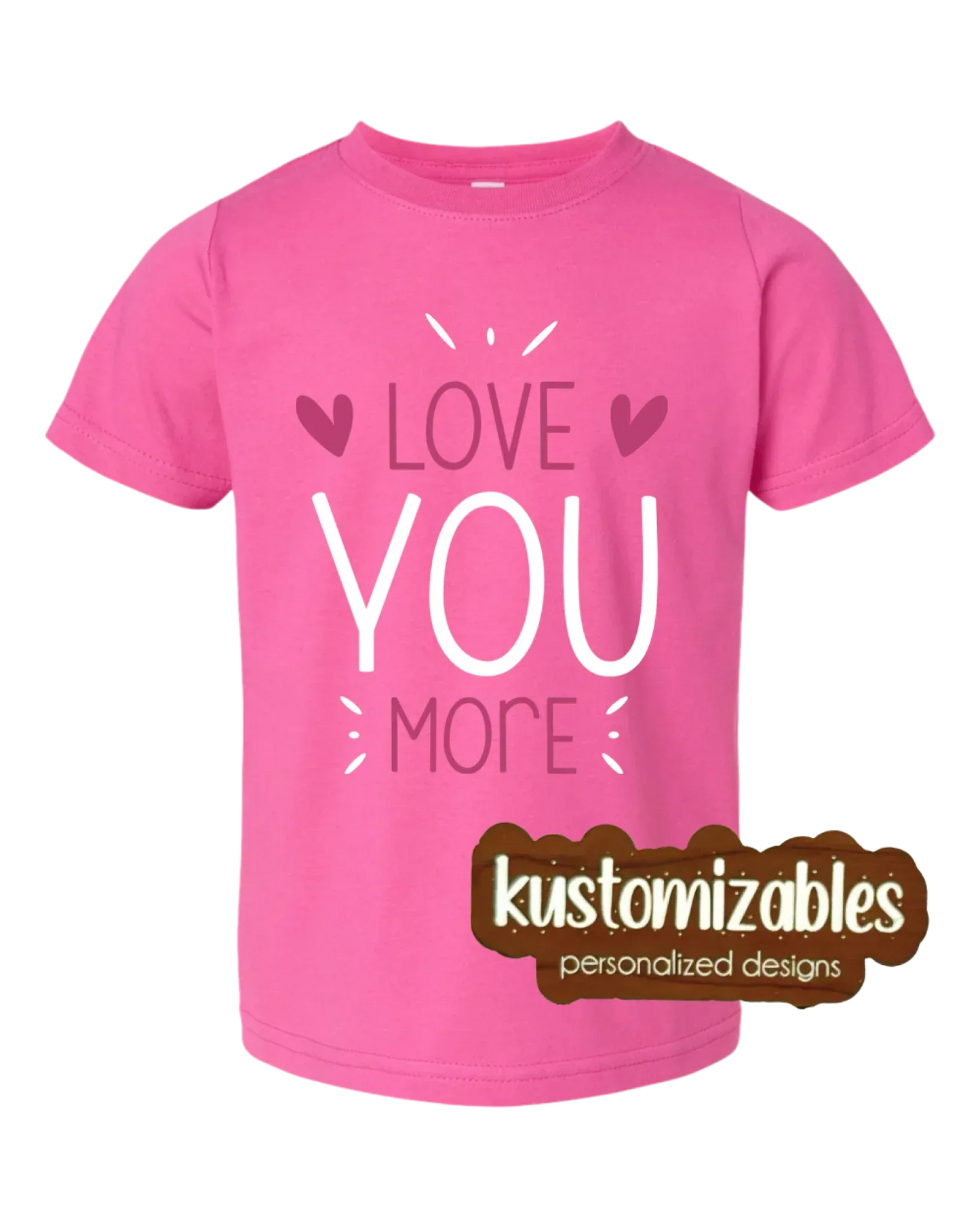 Valentine Toddler Tee - DTF - kustomizables