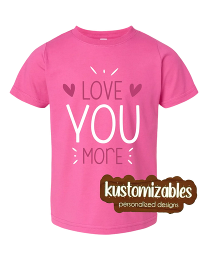 Valentine Toddler Tee - DTF - kustomizables