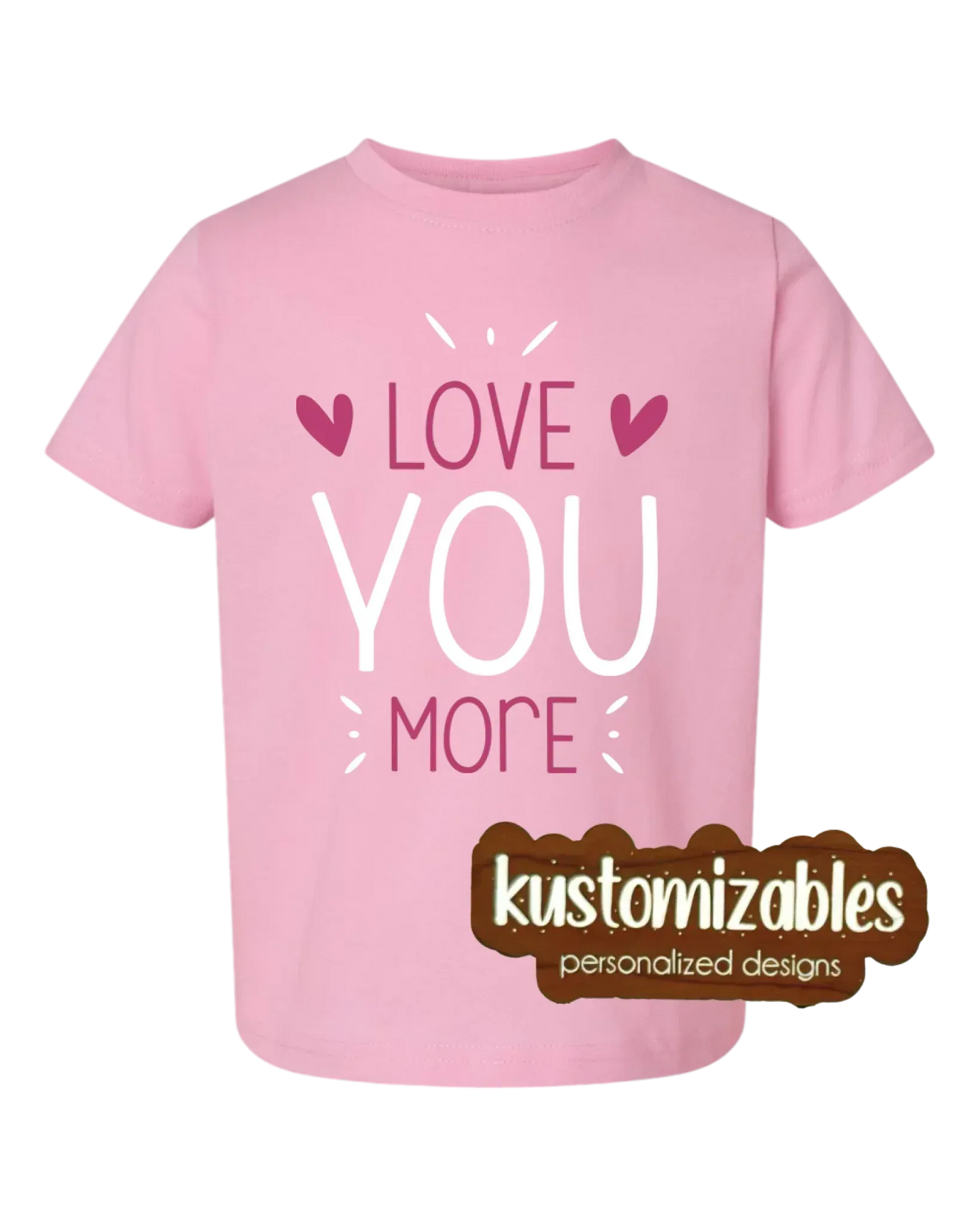 Valentine Toddler Tee - DTF - kustomizables