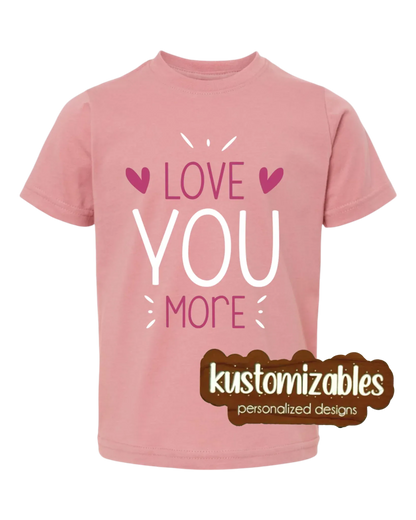 Valentine Toddler Tee - DTF - kustomizables