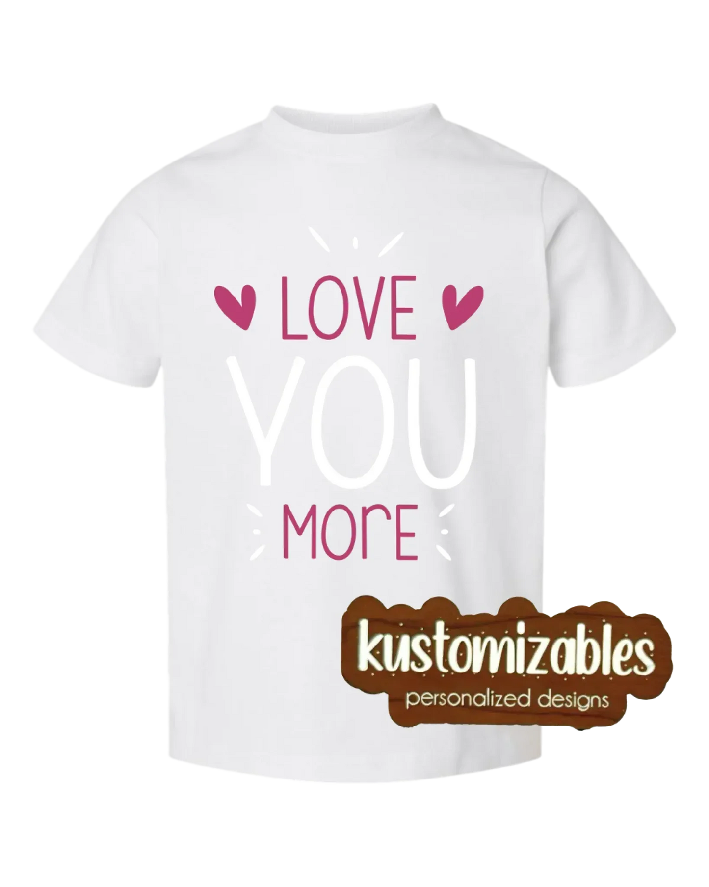Valentine Toddler Tee - DTF - kustomizables