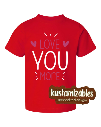 Valentine Toddler Tee - DTF - kustomizables