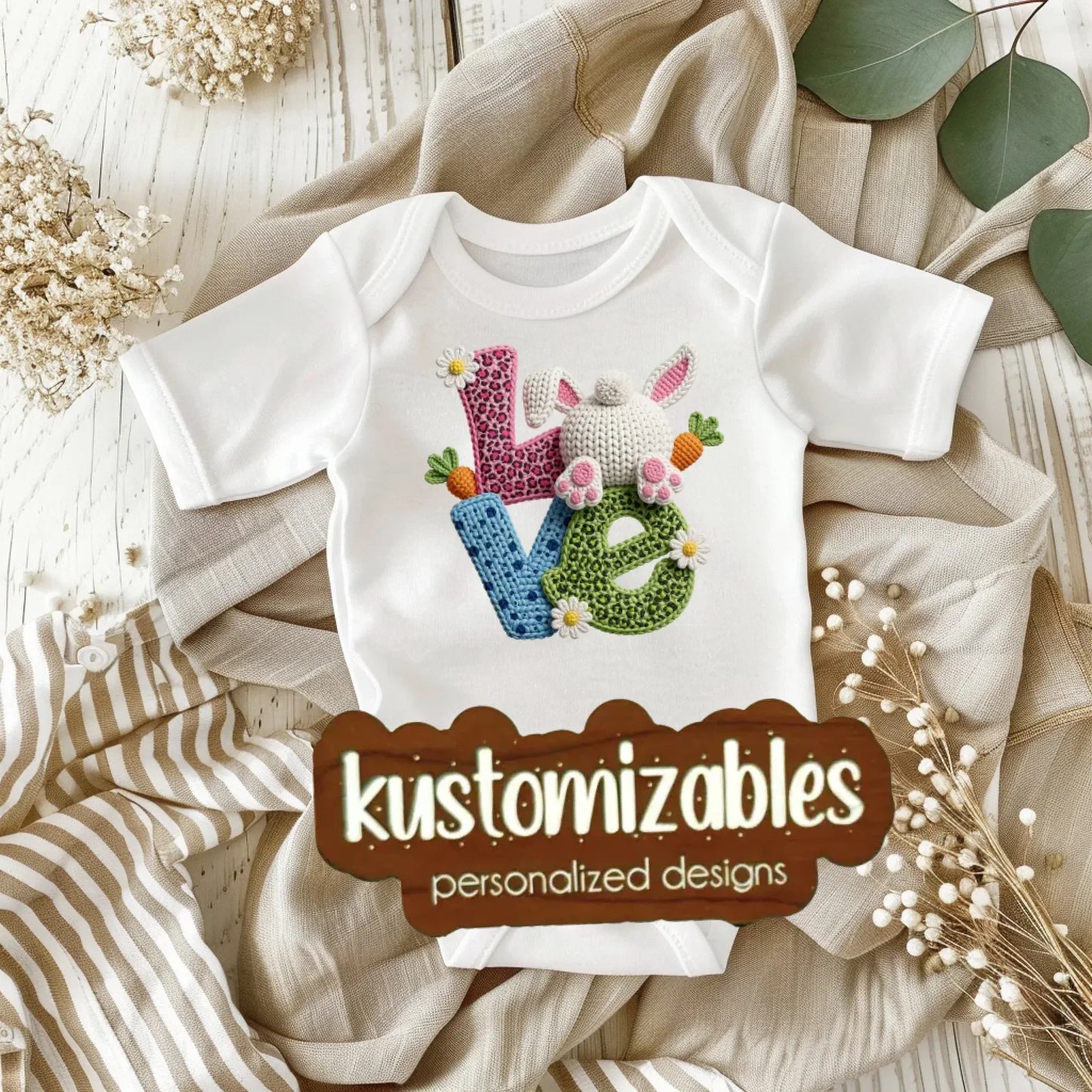 Baby Easter Onesie - DTF - kustomizables
