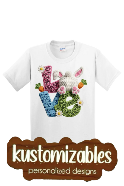 Easter Youth T-Shirt - DTF - kustomizables