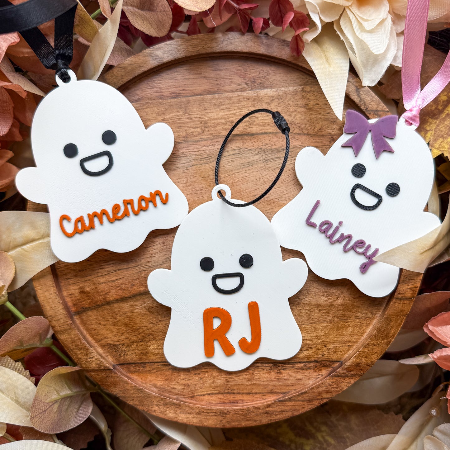 Halloween Ghost Bag Tag - 3D Print