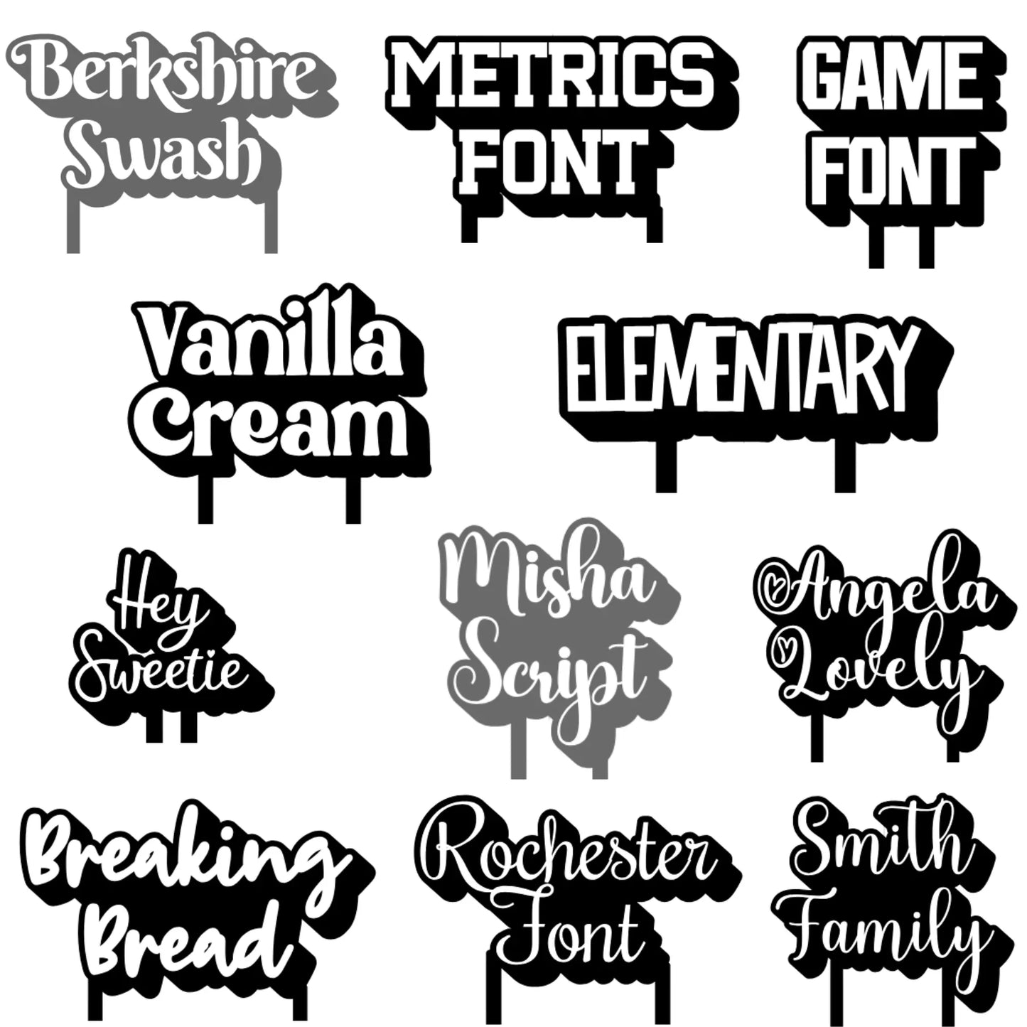 Custom Cake Toppers – Personalized for Every Occasion - kustomizables