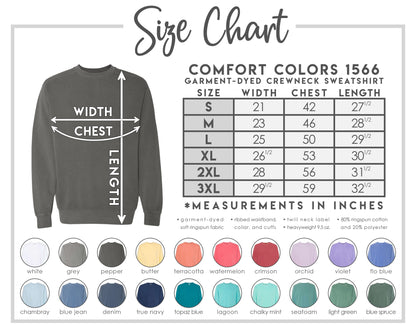 Give Thanks to the Lord Embroidered Sweatshirt