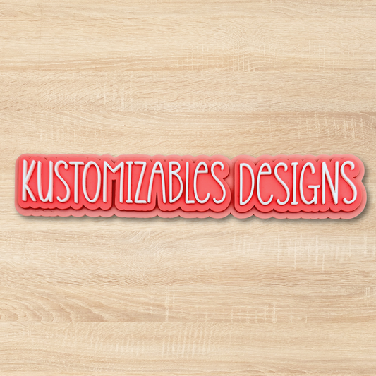 Custom Acrylic Watermark | Laser Cut Acrylic