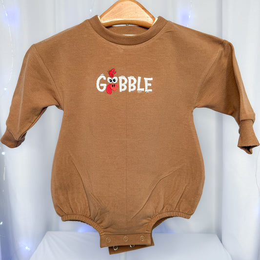 Baby Gobble Embroidered Apparel