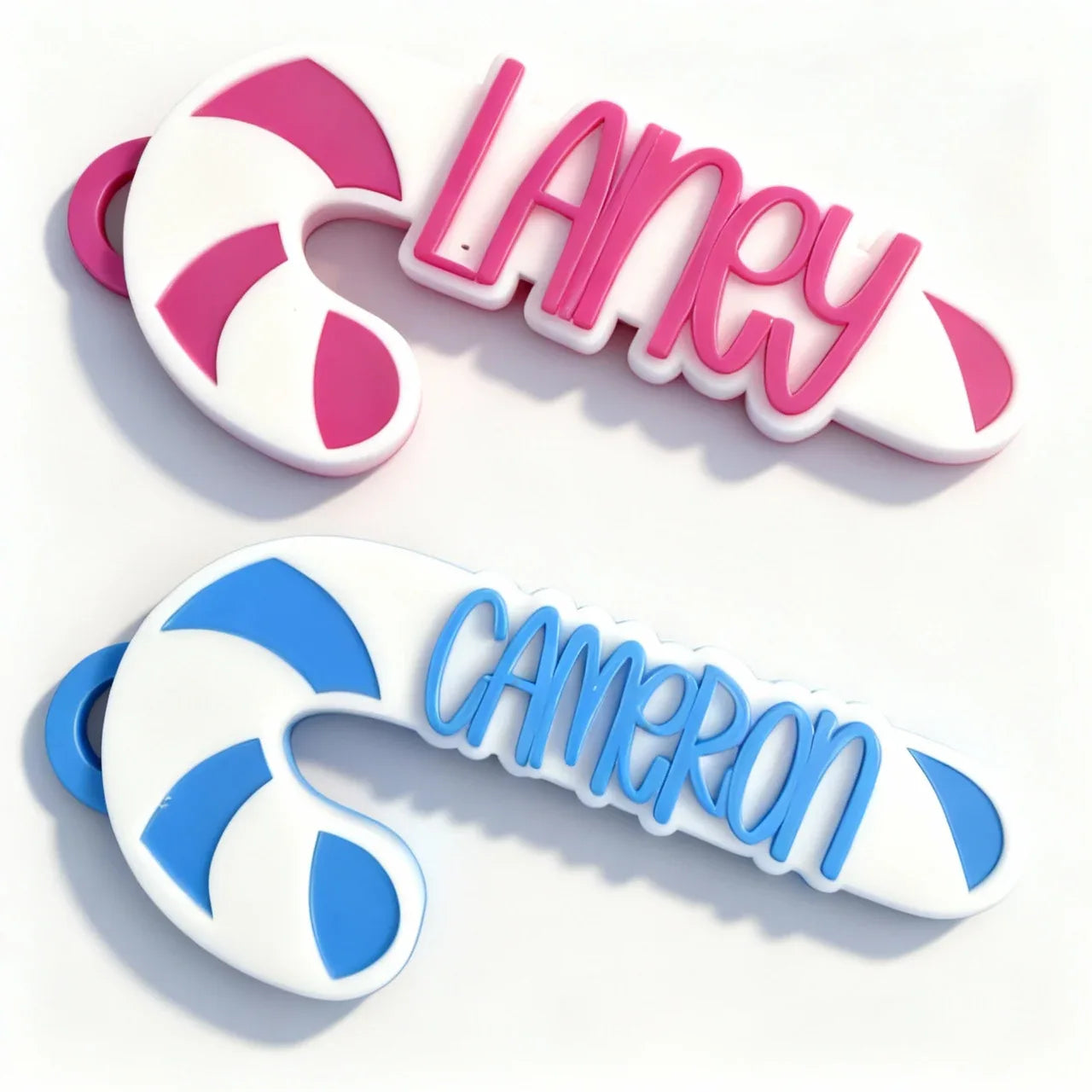 Candy Cane Name Ornament - kustomizables